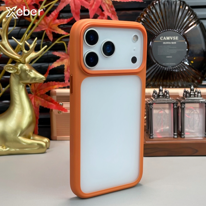 Clear Shockproof Bumper Case - Luxury Transparent TPU Matte Case For